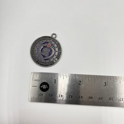 Military Order of the Purple Heart Service Foundation Enamel Medal Pendant - Thumbnail 5