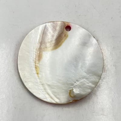 7pc Natural Mother of Pearl Jewelry Set - Carved Wing, Scallop, & Painted Shells - Thumbnail 3