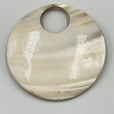 7pc Natural Mother of Pearl Jewelry Set - Carved Wing, Scallop, & Painted Shells - Thumbnail 9