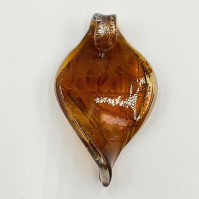 10pc Artisan Jewelry Set Handblown Glass Heart Jellyfish & Rose Intaglio Pendant - Thumbnail 2