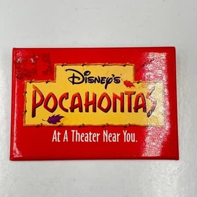 Vintage Movie Promo Pin Set Tomb Raider Pocahontas Pirates of the Caribbean Rare - Thumbnail 6