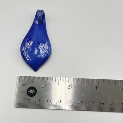 10pc Artisan Jewelry Set Handblown Glass Heart Jellyfish & Rose Intaglio Pendant - Thumbnail 11