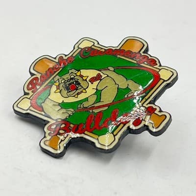 VTG Rancho Cucamonga Bulldogs Minor League Baseball Team Enamel Hat Lapel Pin - Thumbnail 2