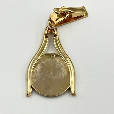 Tie Clip Vintage Gold Tone Golf Putter Never Up Never In Sports Accessory - Thumbnail 3