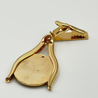 Tie Clip Vintage Gold Tone Golf Putter Never Up Never In Sports Accessory - Thumbnail 4