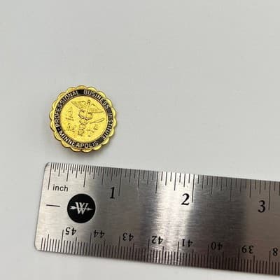 VTG Professional Business Institute Minneapolis Medical MT Caduceus Pin Badge - Thumbnail 5