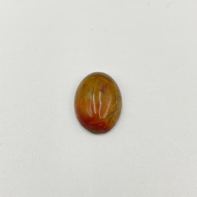 VTG Tiger's Eye Dolphin & Sphere, Jasper Cabs, Heart Stones, Unset Gem Lot 6pc - Thumbnail 2
