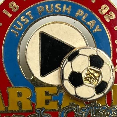AYSO Beach Cities Soccer Pin 2005-2006 Just Push Play Spinner Sport Pins Int'l - Thumbnail 3