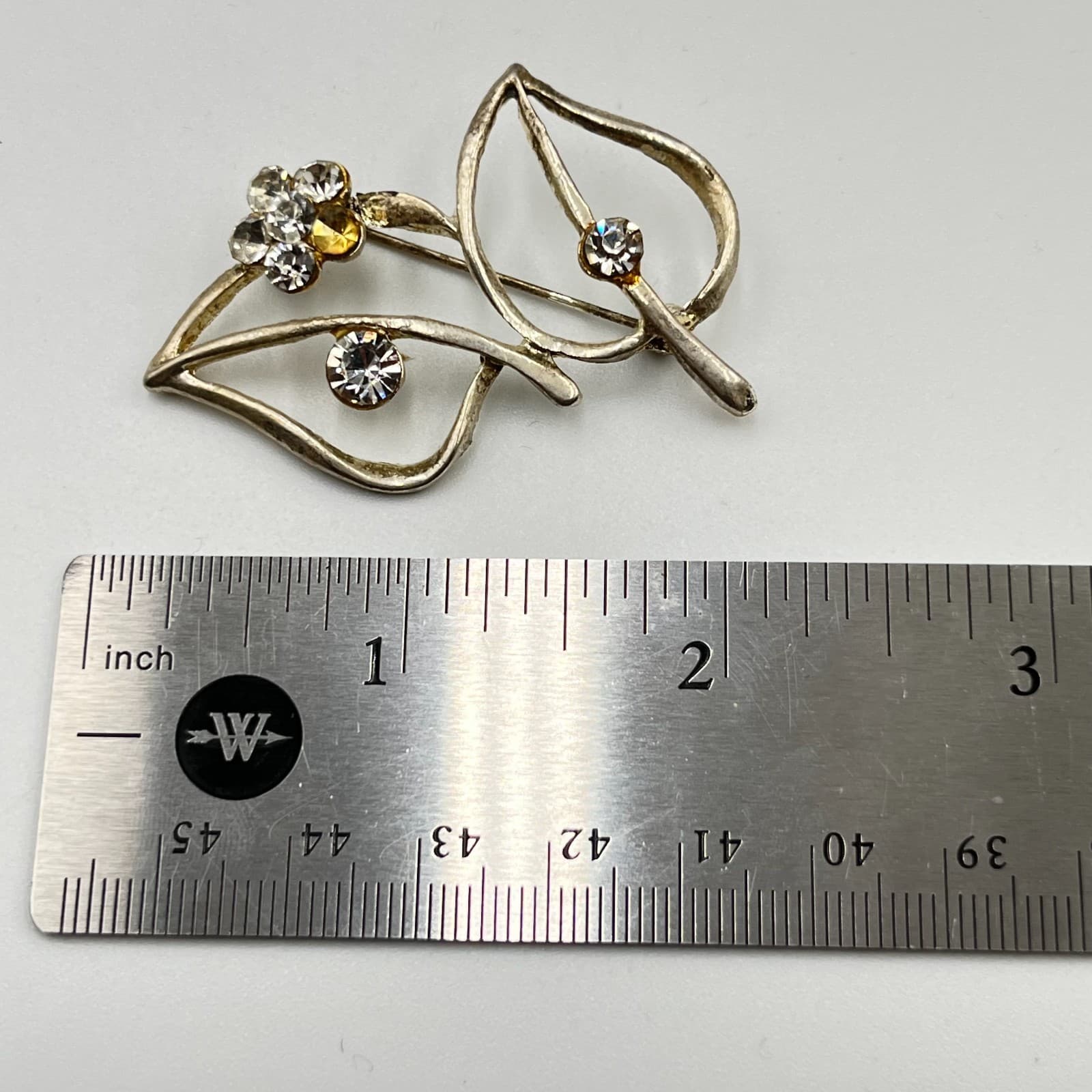 Vintage Silver Tone Jewelry Lot: Pearl Statement Necklace & 5 Designer Brooches - Thumbnail 11