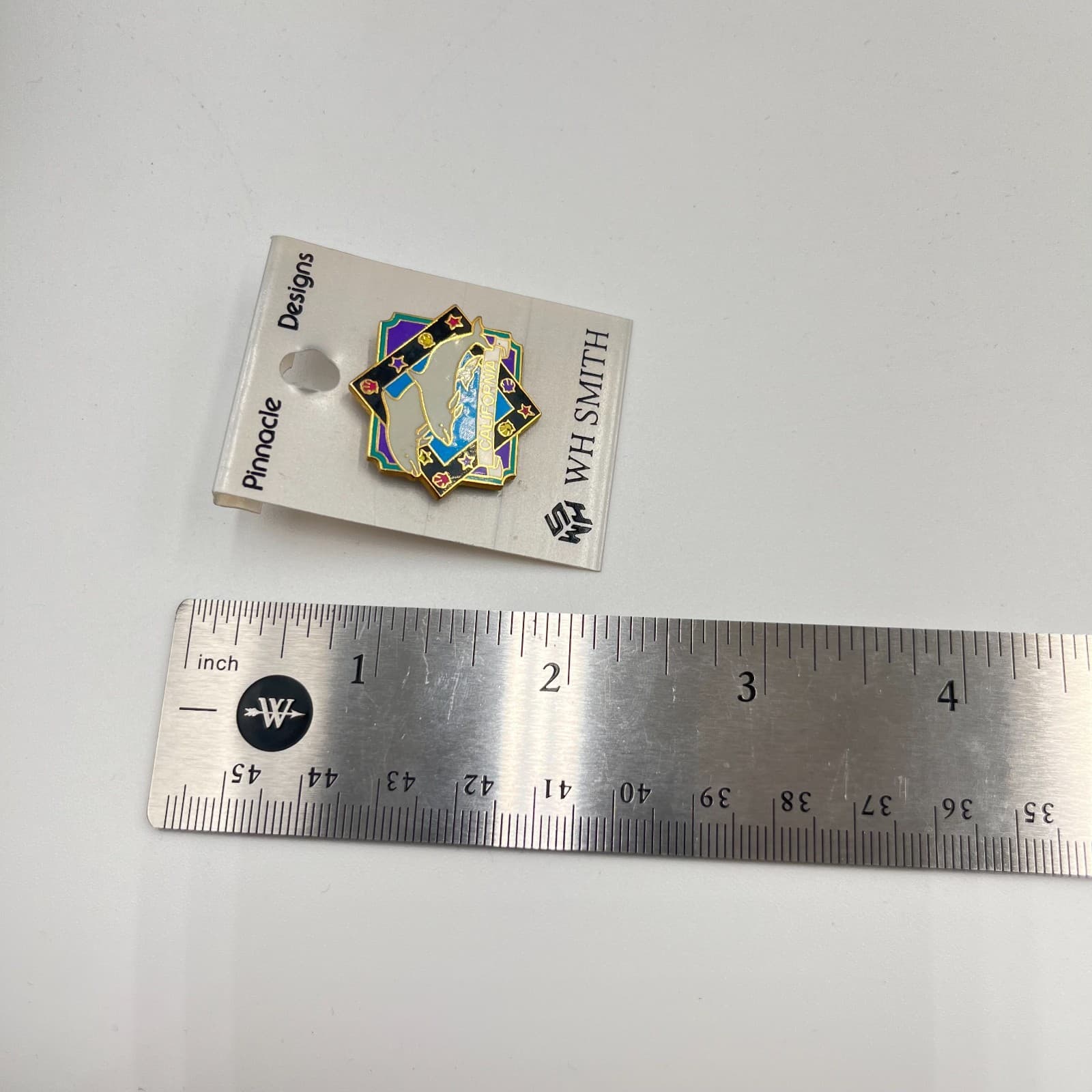 Vintage Pinnacle Designs California Dolphin Enamel Lapel Pin Retro Souvenir - Thumbnail 5