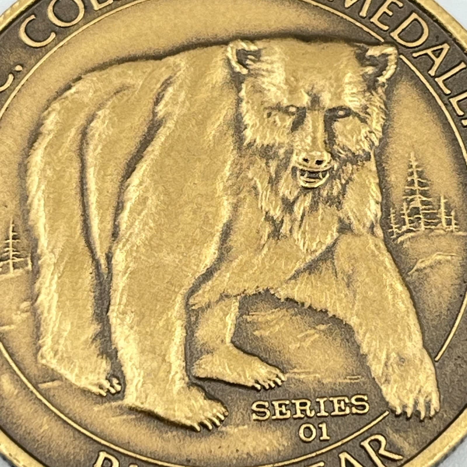 VTG North American Hunting Club Black Bear Collector Medallion Series 01 Coin - Thumbnail 4