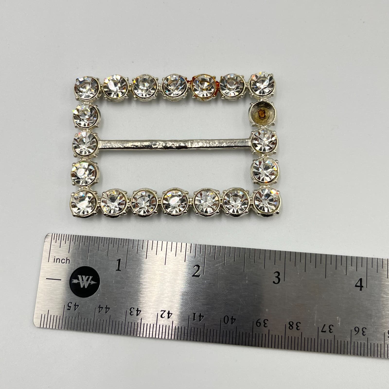 Vintage Estate 7pc Jewelry Set Clear Crystal Faux Pearl Hair Clips Brooches Y2K - Thumbnail 9