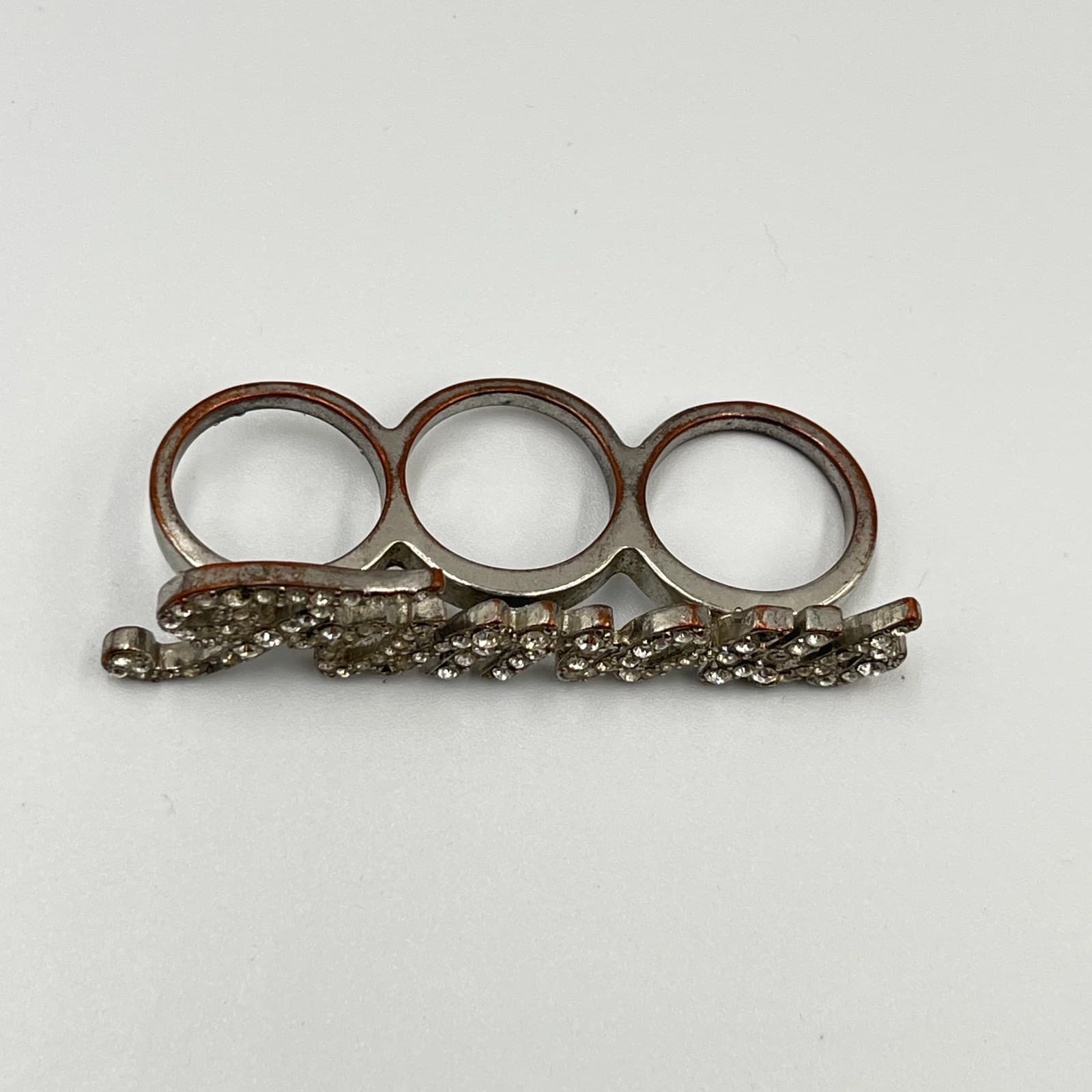 Vintage 5pc Statement Ring Set Y2K Goth Boho Dragon Eye Faux Pearl Rhinestone - Thumbnail 18