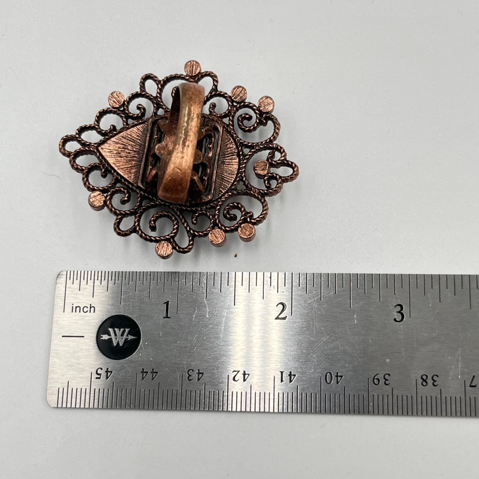 Vintage 5pc Statement Ring Set Y2K Goth Boho Dragon Eye Faux Pearl Rhinestone - Thumbnail 6