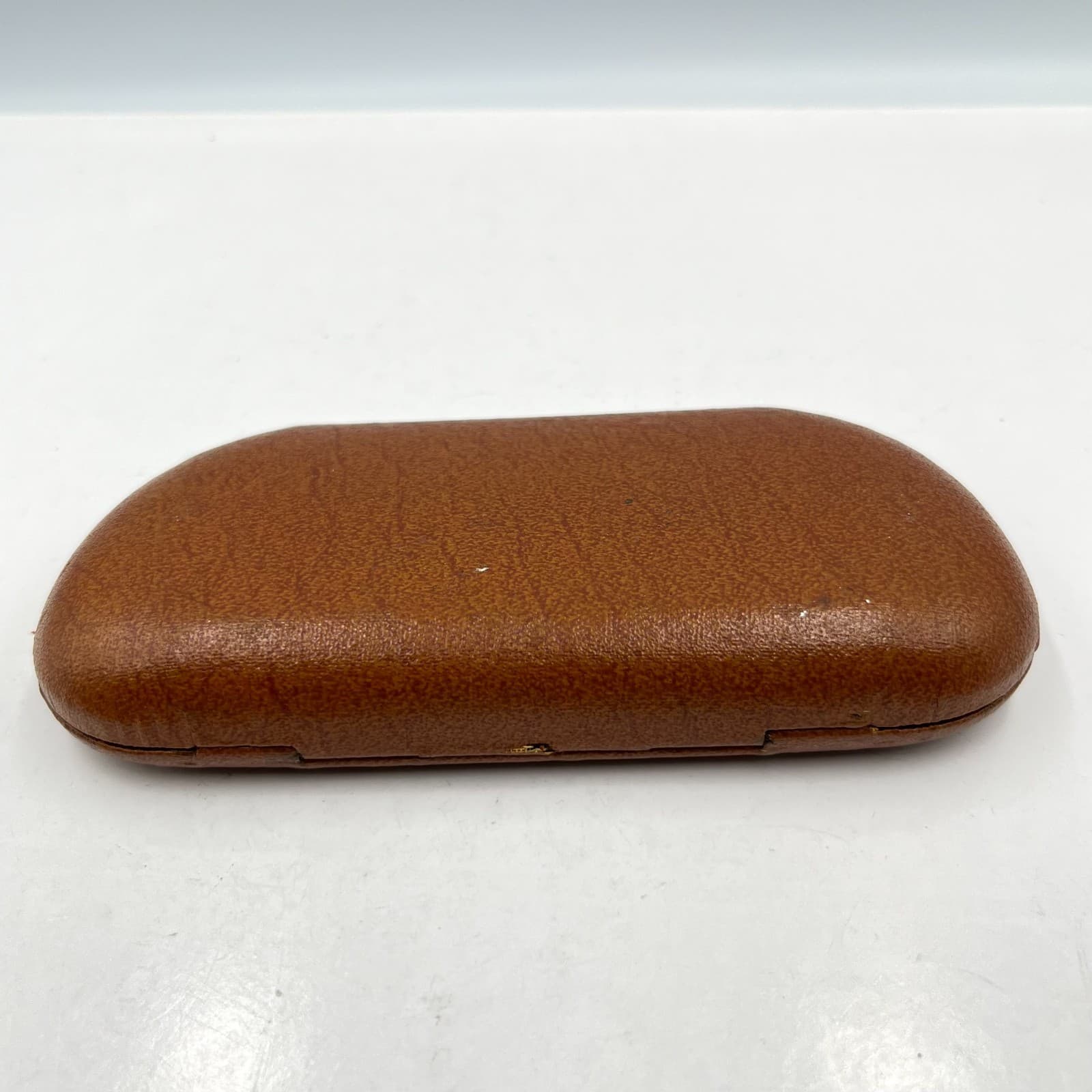 Vintage Mid-Century Gold Tone Clip-On Sunglasses with Original Velvet Lined Case - Thumbnail 5