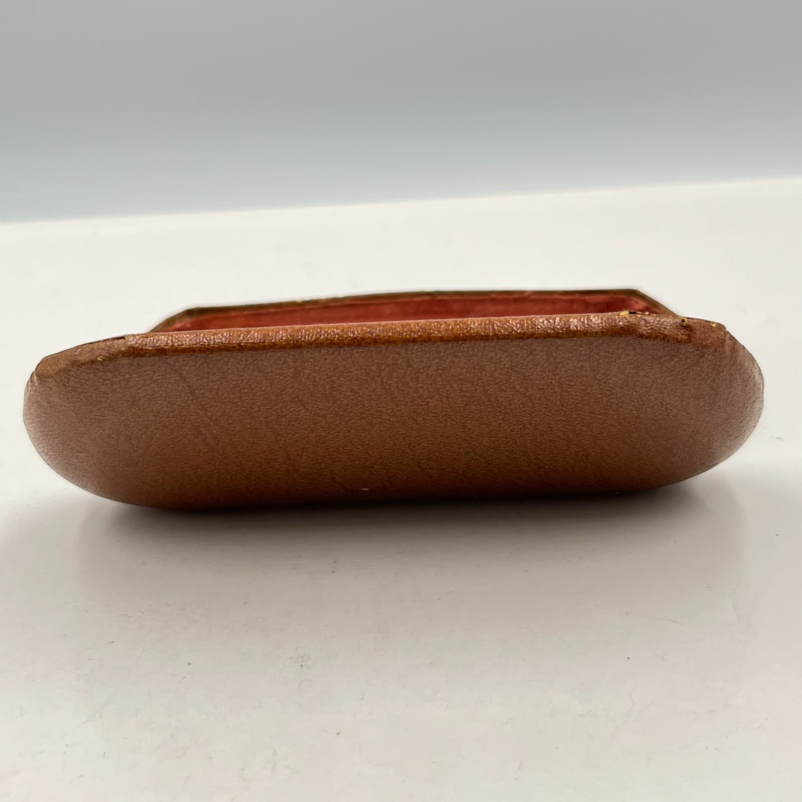 Vintage Mid-Century Gold Tone Clip-On Sunglasses with Original Velvet Lined Case - Thumbnail 8