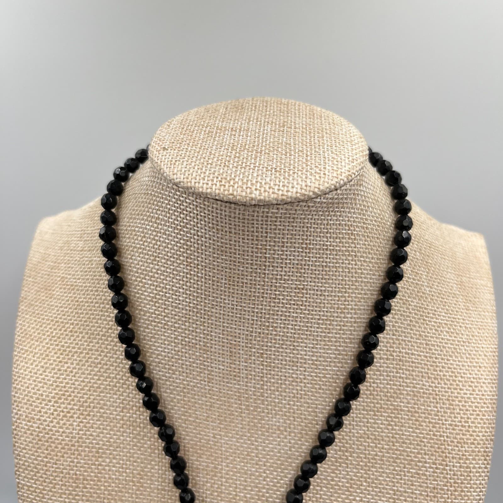Vintage Y2K Abalone Shell Inlay Geometric Necklace, Earrings & Ring Set Retro - Thumbnail 3