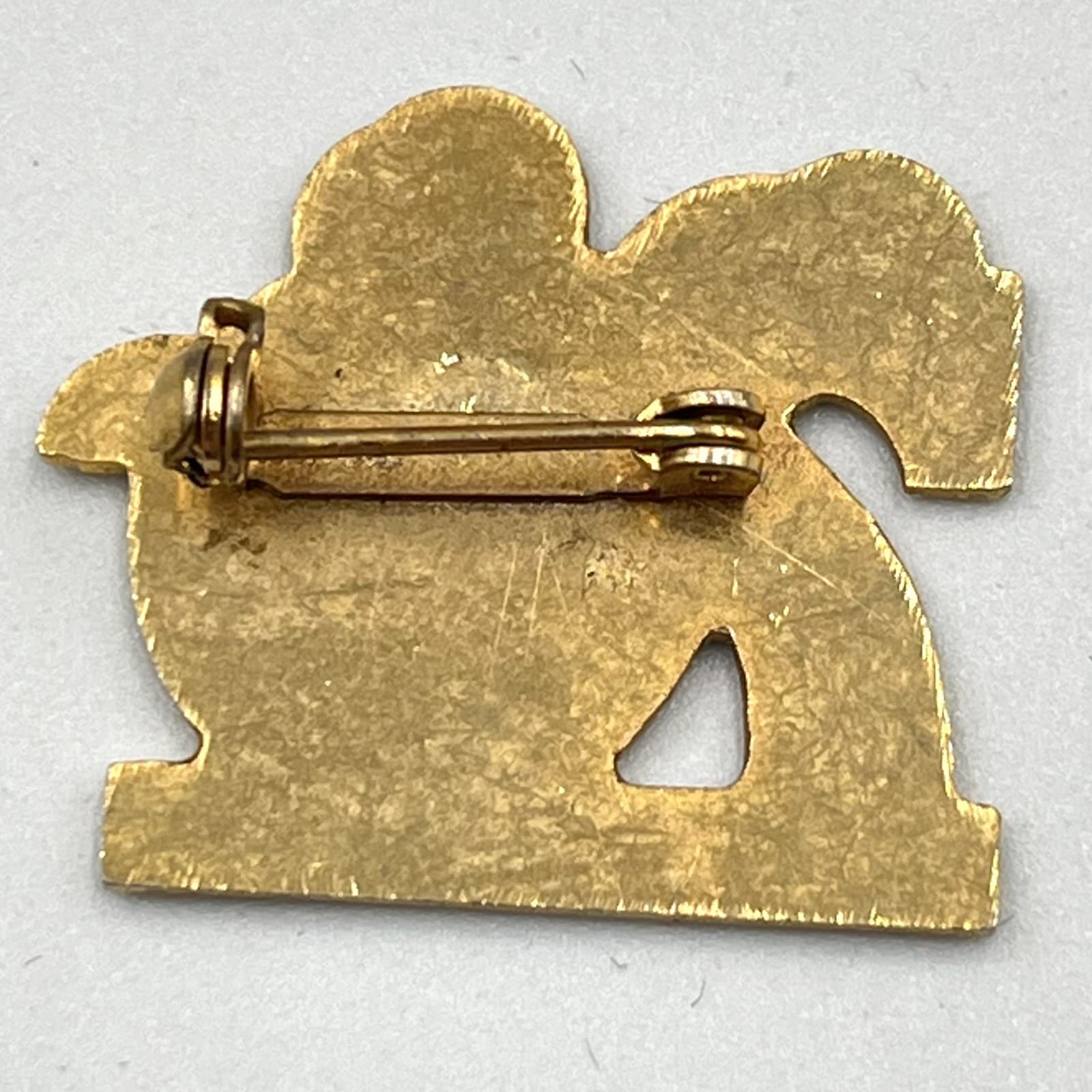 Vintage San Diego Zoo 70th Anniversary Flamingo Pin Souvenir Gold Tone Enamel - Thumbnail 4