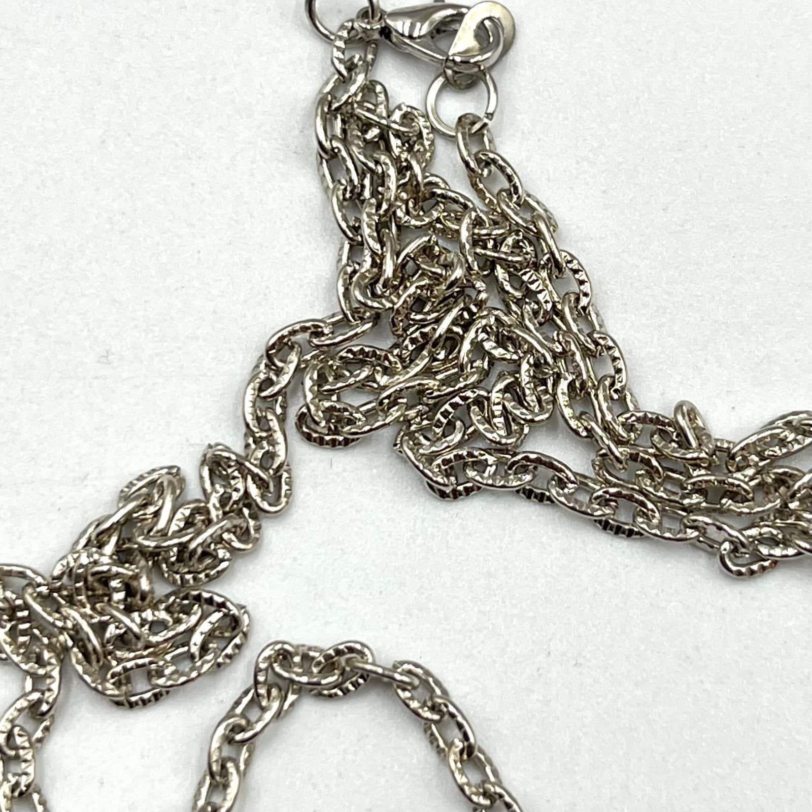 Vintage Gothic Silver Tone Celtic Cross Pendant Necklace Retro Unisex Jewelry - Thumbnail 4