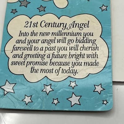 VTG 2000 Millennium Angel Pin Gifts by House of Lloyd 21st Century Brooch New - Thumbnail 3