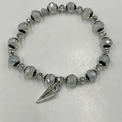 Vintage Erimish Spiky Boho Chic Faceted Crystal Beaded Necklace and Bracelet Lot - Thumbnail 6