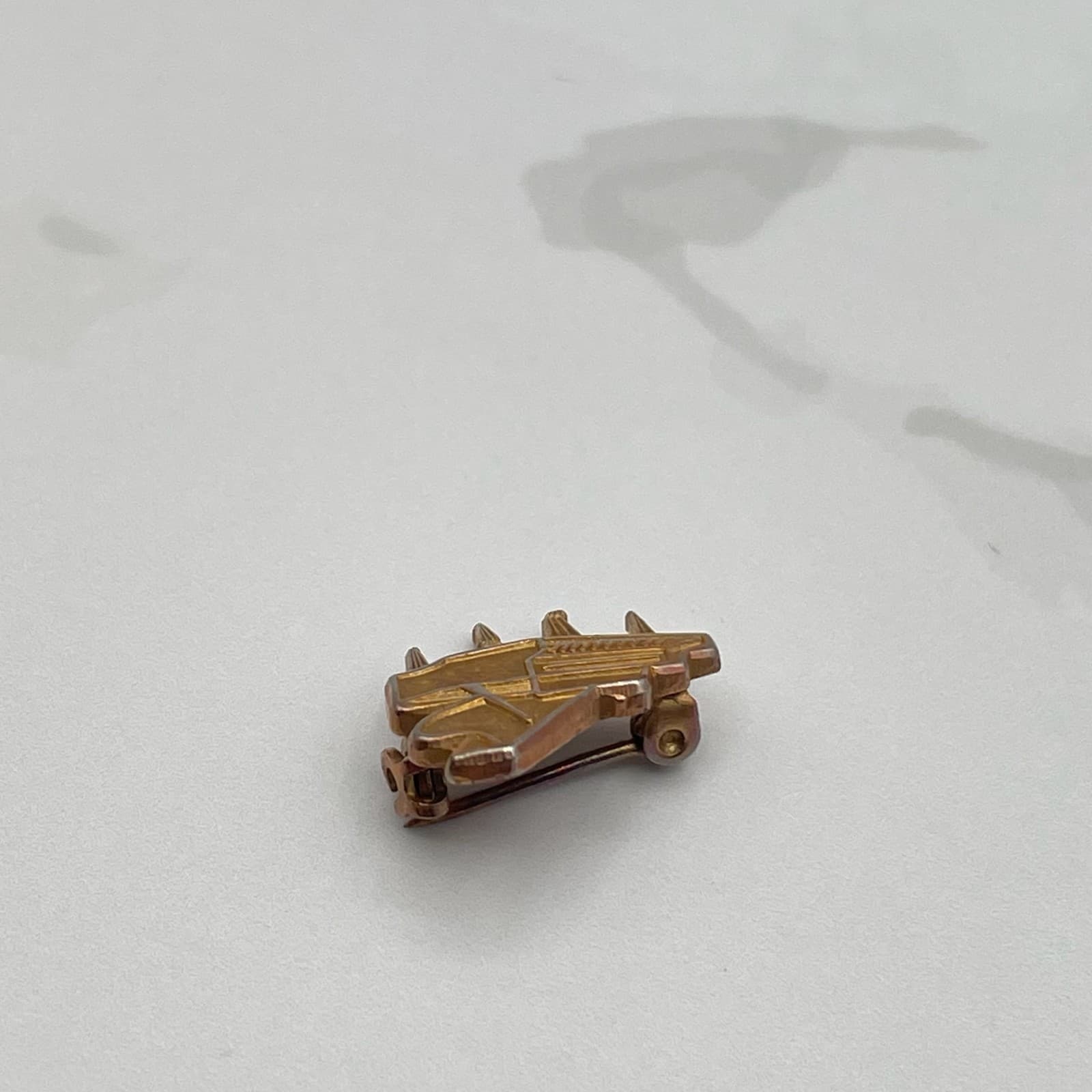 Vintage Grand Piano Brooch Pin Gold Tone Music Instrument Novelty Mini Lapel - Thumbnail 6