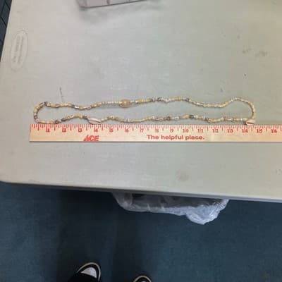 VTG Cowrie Shell Necklace Puka Beads Long Strand Beach Boho Style Neutral Tone - Thumbnail 9