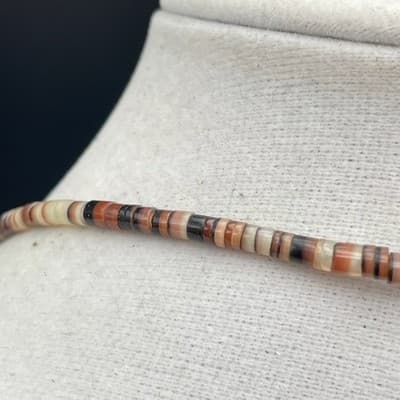 Vintage Natural Pearl Brown Shell Chip Necklace Beach Boohoo Coastal Jewellery - Thumbnail 8
