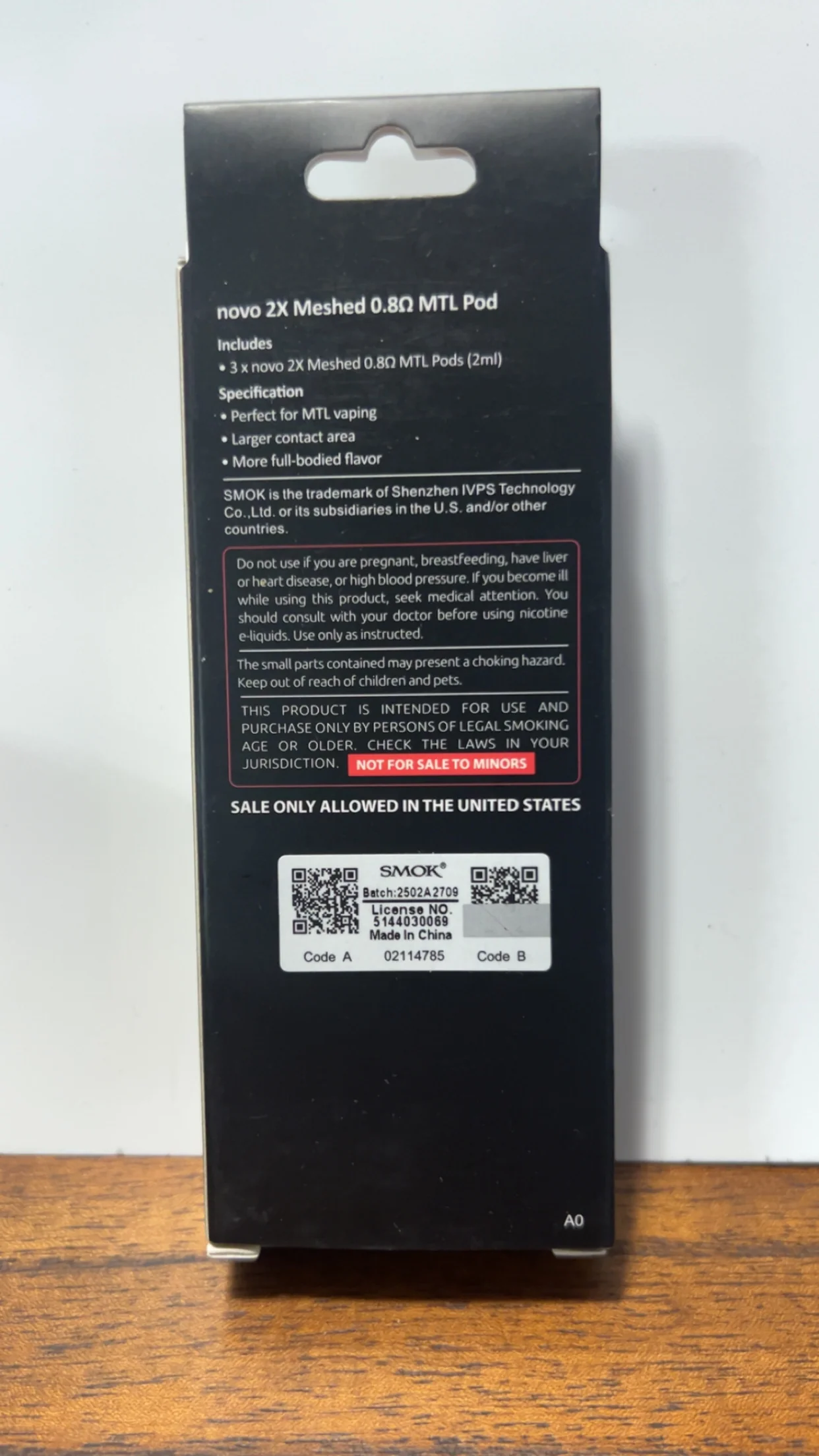 SMOK Novo 2X Meshed 0.8Ω MTL Pod 3-Pack - Thumbnail 2