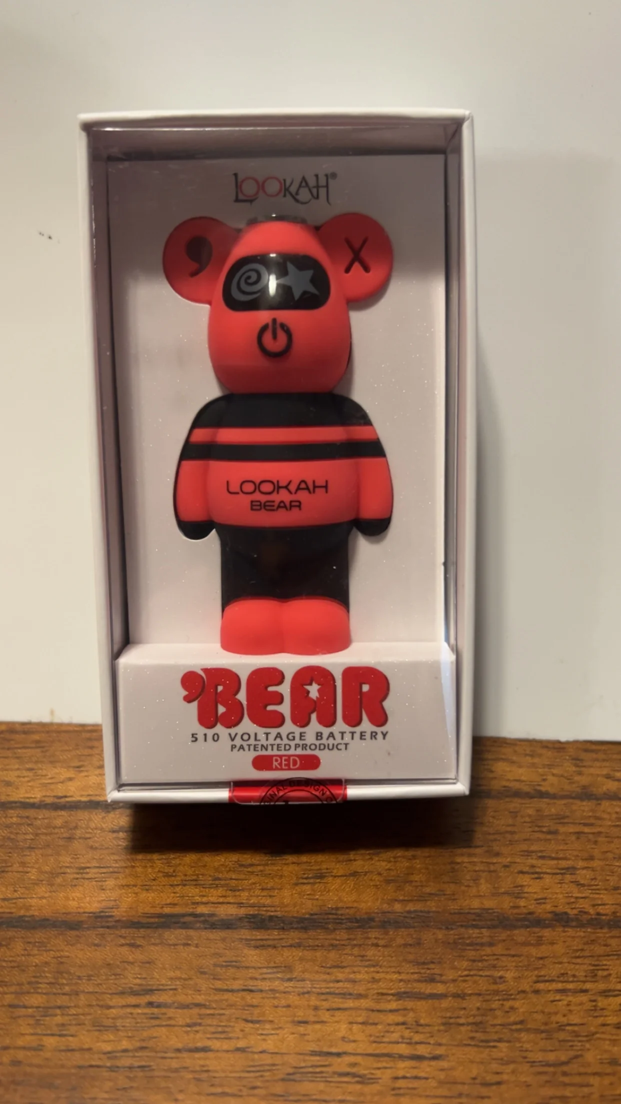 Lookah Bear 510 Voltage Battery Red