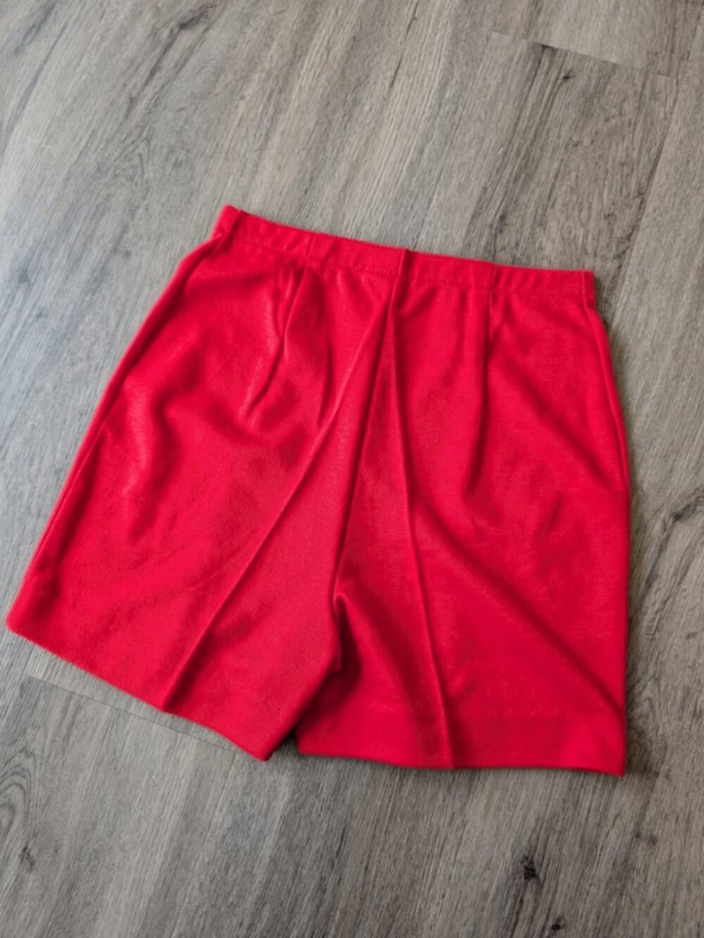 Vintage 90s Catalina Red High Waist Shorts Size 10 - Thumbnail 4