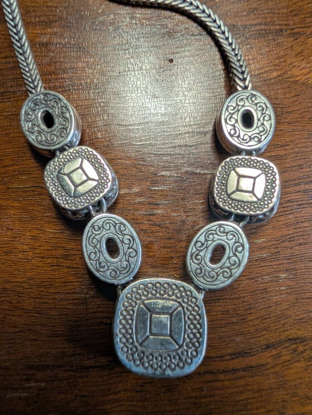 Brighton Silver and Gold Two Tone Necklace - Thumbnail 10