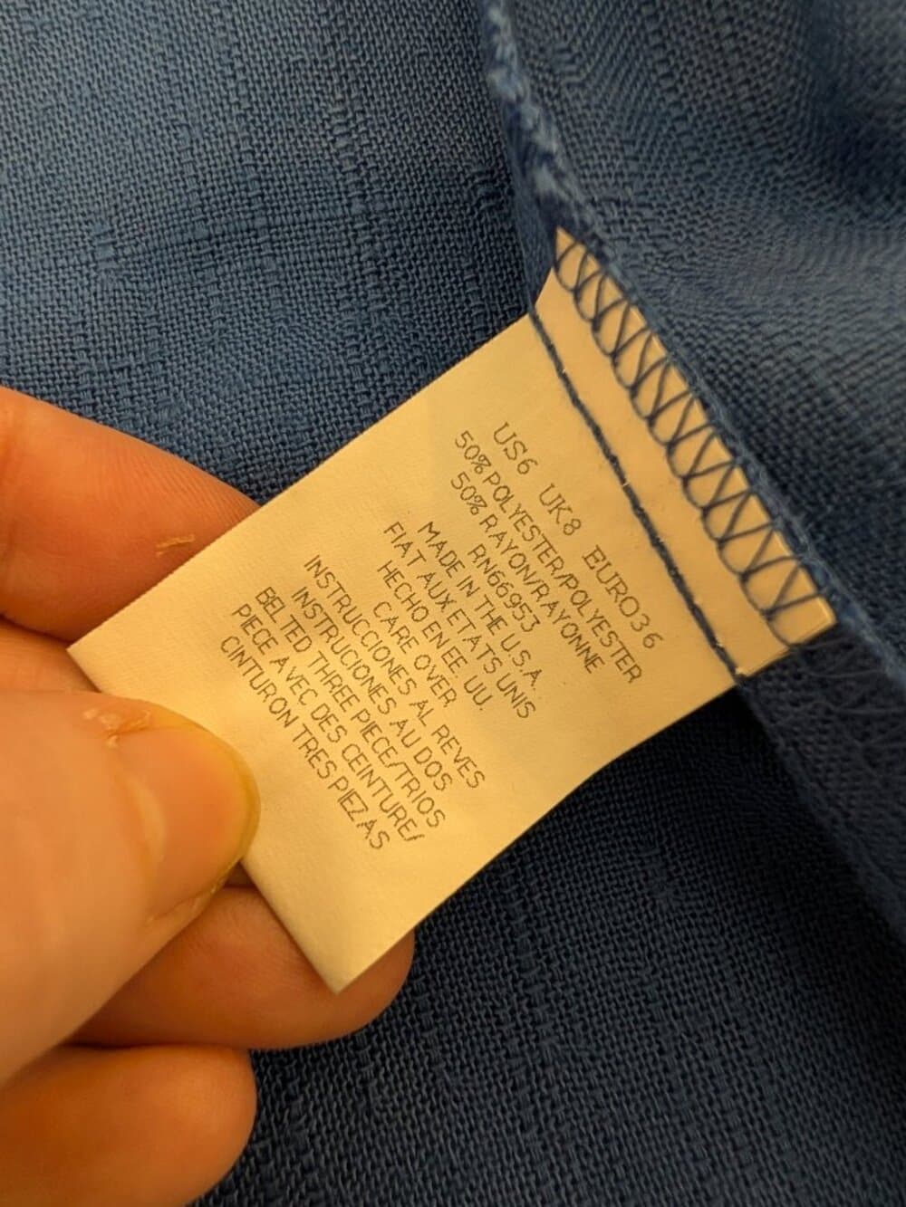 Vintage Leslie Fay Petite Blue Fitted Blazer Size 6P - Thumbnail 12