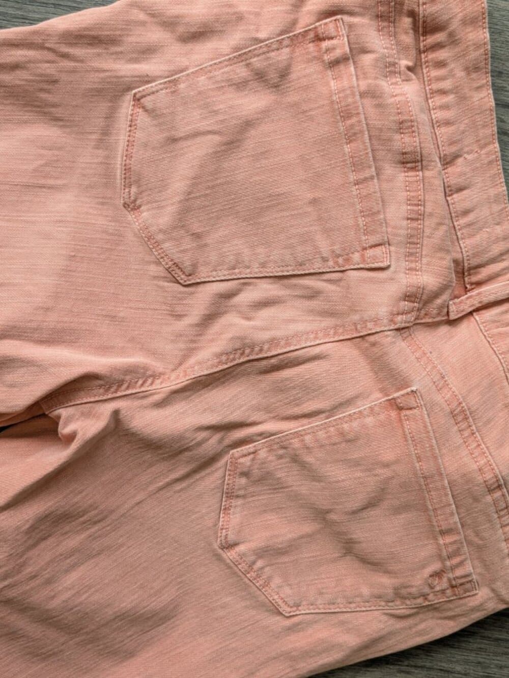 Jessica Simpson Coral Pink Cropped Jeans Size 31 - Thumbnail 5