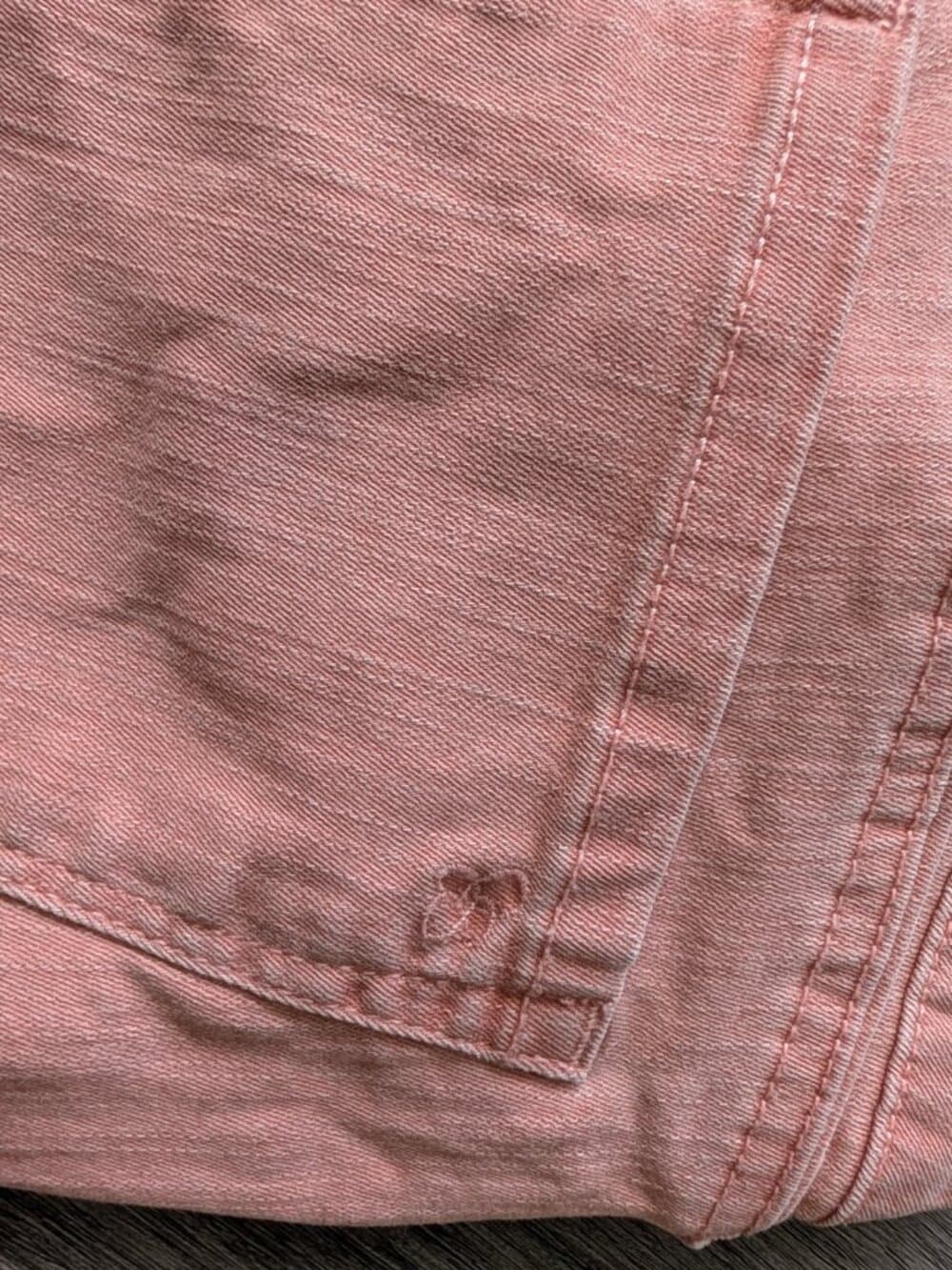 Jessica Simpson Coral Pink Cropped Jeans Size 31 - Thumbnail 6