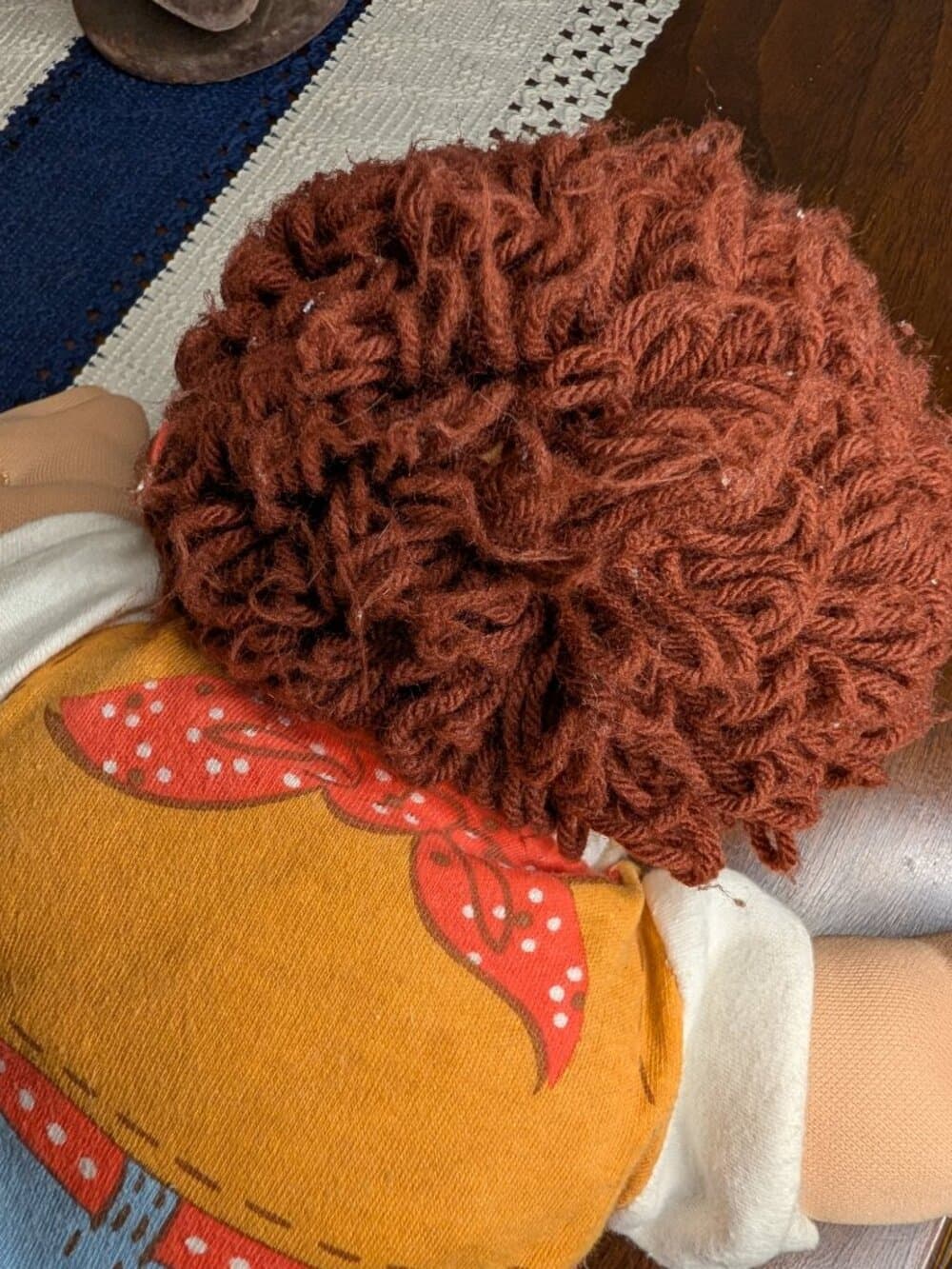 Cabbage Patch Kids 1986 Doll brown hair cowboy costume - Thumbnail 16