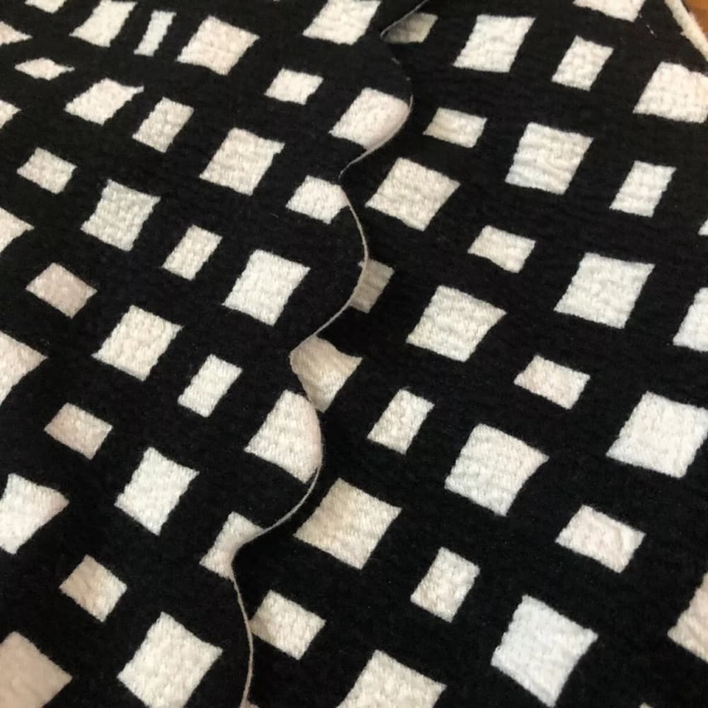 Anthropologie Black & White Peplum Top - Thumbnail 4