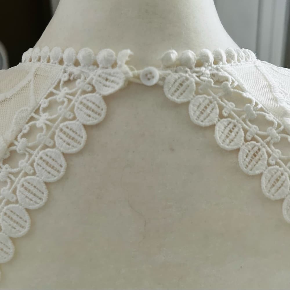 ⭐️ Southern Fried Chics White Lace Maxi Dress - Thumbnail 11