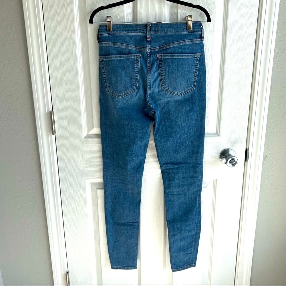 Free People Light Blue Ripped Skinny Jeans - Thumbnail 2