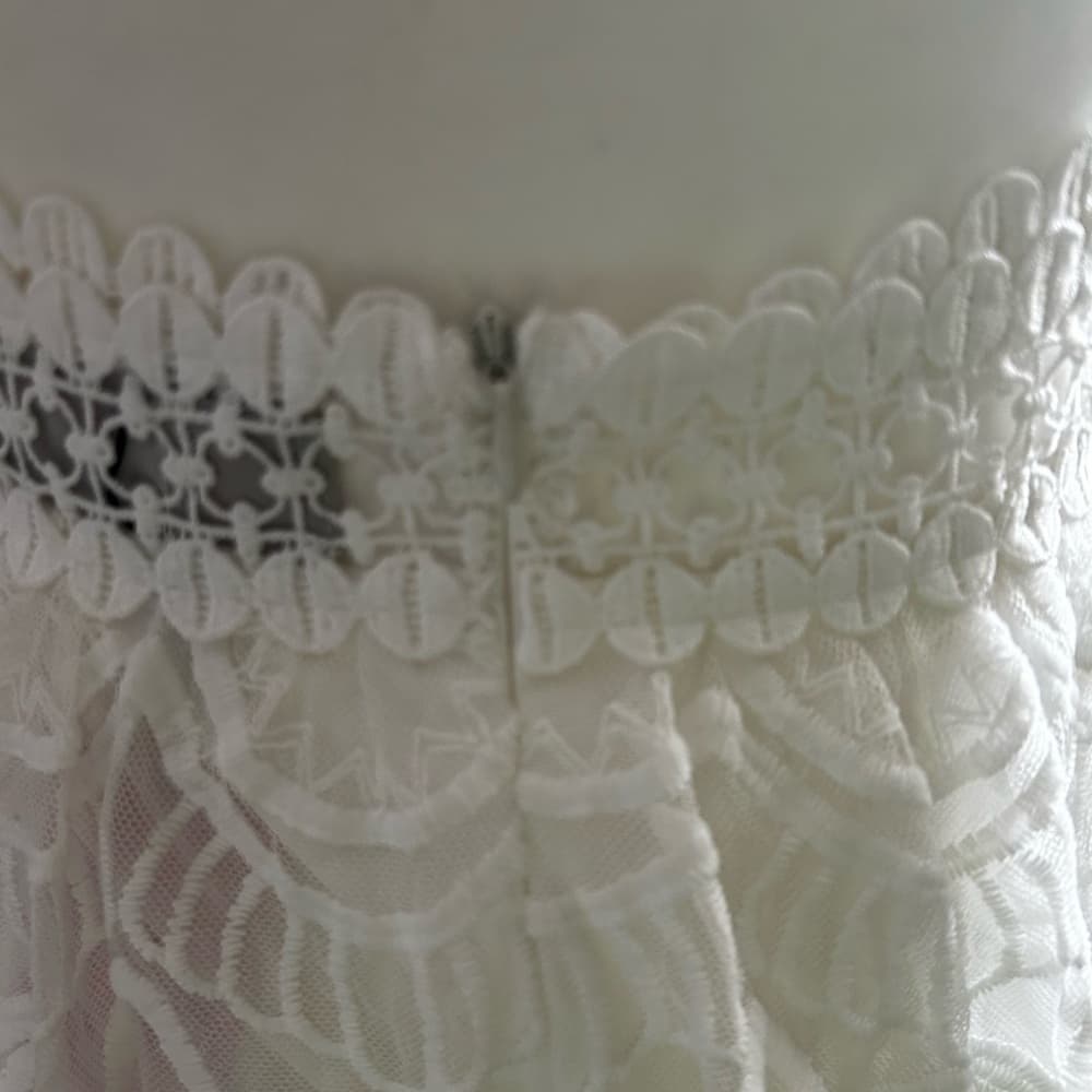 ⭐️ Southern Fried Chics White Lace Maxi Dress - Thumbnail 12