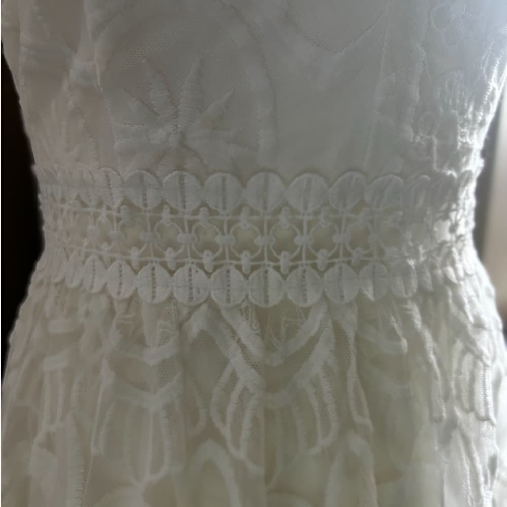 ⭐️ Southern Fried Chics White Lace Maxi Dress - Thumbnail 7