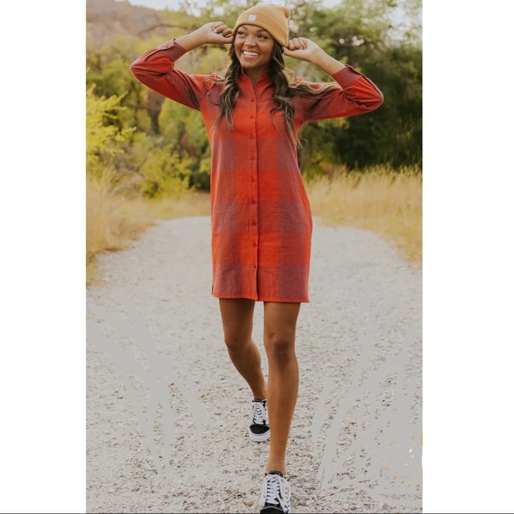 Rollo Plaid Shirt Dress​ - Thumbnail 7