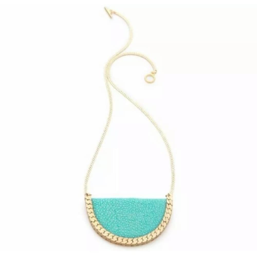 Serefina Stingray Crest Necklace Turquoise​ - Thumbnail 3