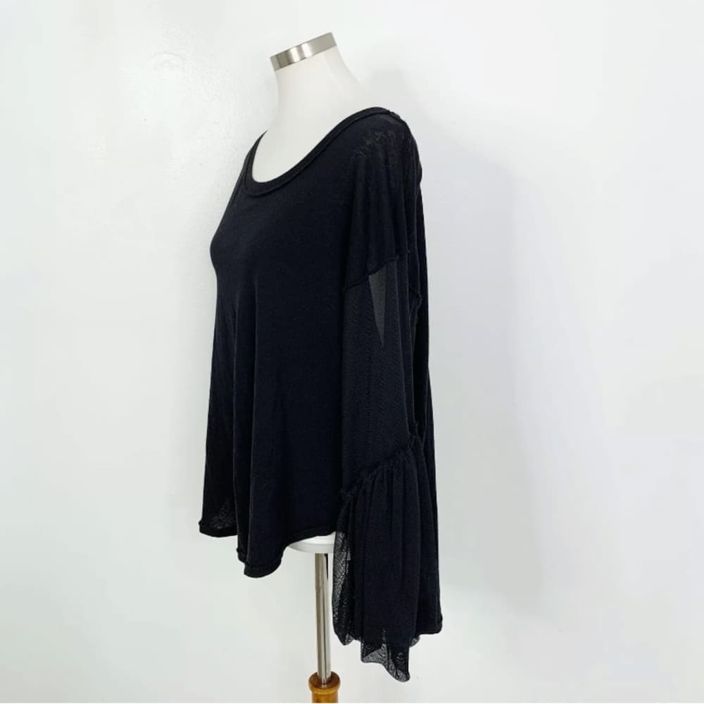 Free People "Still Got It" Mesh Bell Sleeve Top - Thumbnail 2