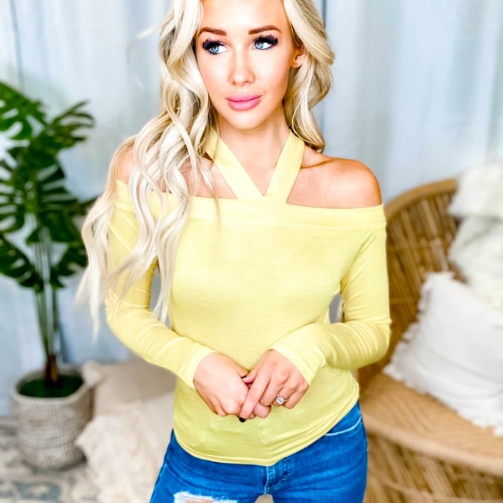 Peach Love California Off Shoulder Top - Thumbnail 5