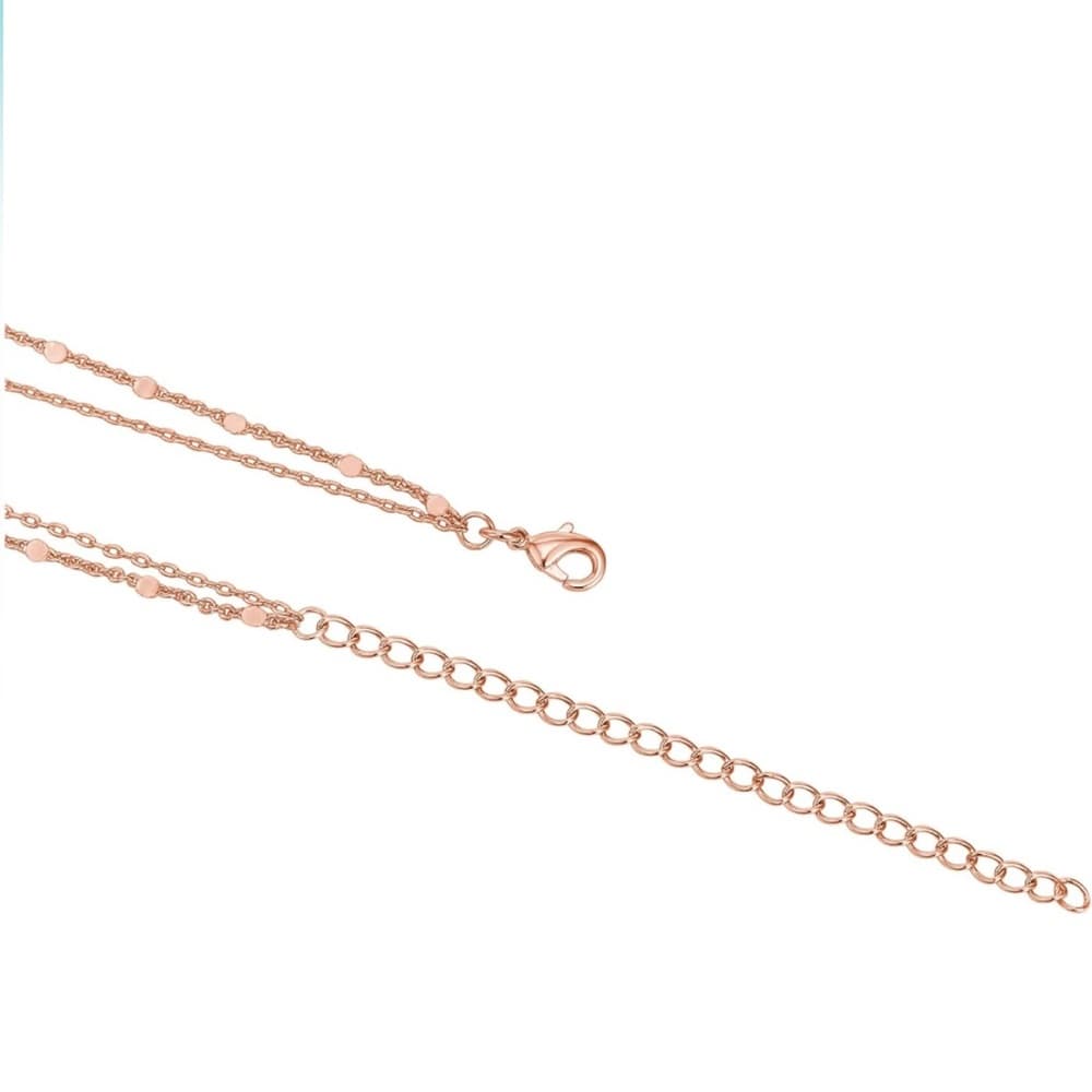 Trendy 14K Gold Plated Dainty Layering Chain Necklaces. - Thumbnail 2