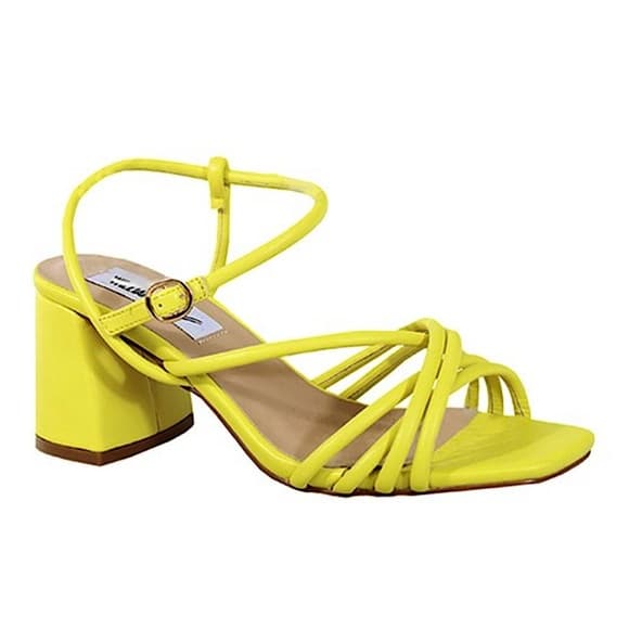 William Rast Comfort Heeled Sandal in Lemon - Thumbnail 7
