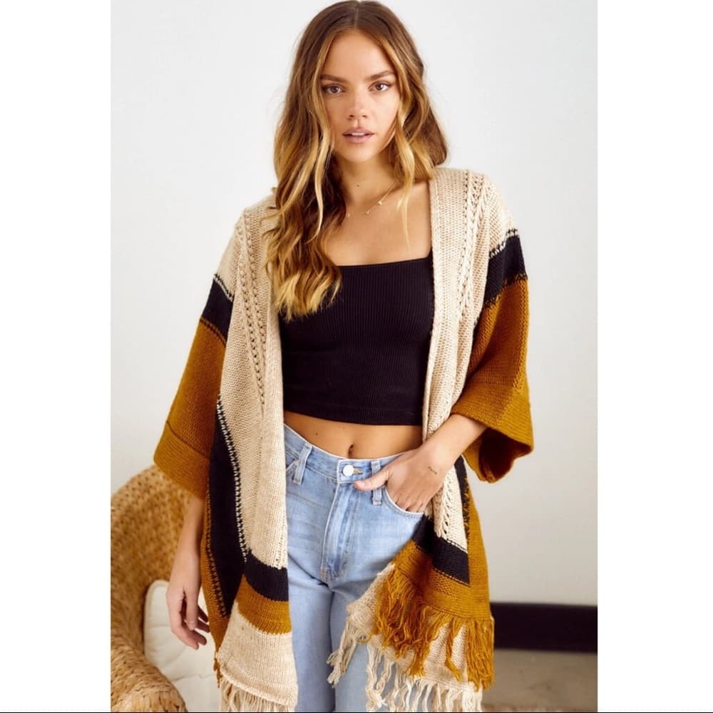 Fab'rik POPPY FRINGED CARDIGAN​ - Thumbnail 3