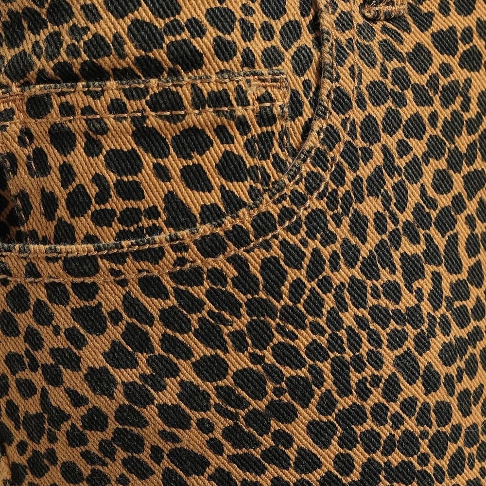 ⭐️ CURRENT/ELLIOTT Leopard Animal Print Skinny Jeans​ with FREE WHBM Necklace - Thumbnail 2