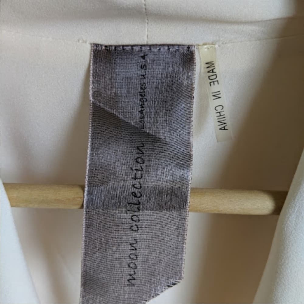 Crepe Blazer with Scallop Detailing - Thumbnail 5